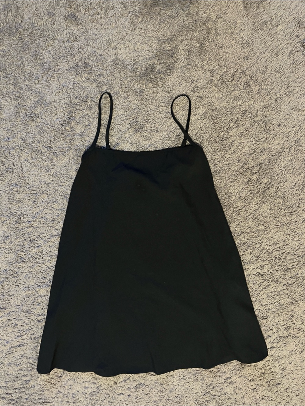 SHEIN Black light weight mini dress